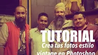 TUTORIAL - Crea tus fotos estilo vintage en photoshop | Angel Decuir |