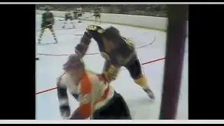 2/3/1980 Boston Bruins at Philadelphia Flyers (third period) Rookie Ray Bourque