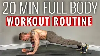 20 Minute Full Body No Equipment Workout Routine! Follow Along!