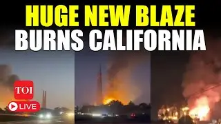 California Wildfire LIVE | Huge New Monstrous Blaze Burns World's Biggest Battery Plant | US Crisis