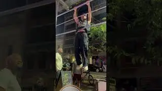 Calisthenics Practitioner Misses Bar During Celebration Stunt