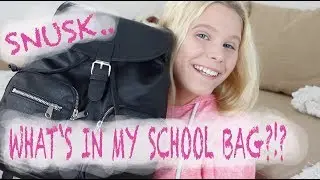 WHAT´S IN MY SCHOOL BAG II 2017