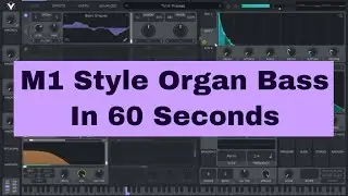 Vital VST Tutorial - Korg M1 Organ Bass (Robin S - Show Me Love)