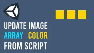 How to update UI Image Array color in Unity3d from script