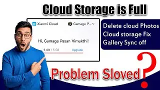 Xiaomi Mi Cloud Full | Sync Off & Delete Cloud Photos and Clear Cloud Storage | #pasanatech #xiaomi