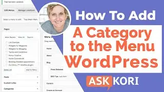 ➡ How to Add a Category in a WordPress Menu 👍