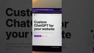 The easiest way to build a custom ChatGPT for your business #productivity #chatbot #chatgpt