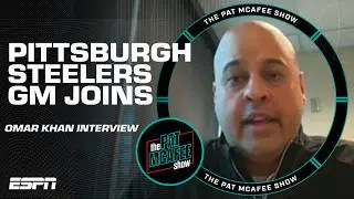 Steelers GM Omar Khan on Pittsburghs draft class & James Harrison stops by! | The Pat McAfee Show