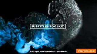 Subtitles Toolkit - Free Download After Effects Templates