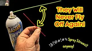 ARE YOU SICK of Your Spray Can Straws FLYING OFF? Well Here is The Remedy To That!