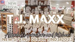 TJ MAXX SPRING DECOR NEW ARRIVALS SHOP WITH ME😍 | AFFORDABLE FURNITURE AND KITCHEN DECOR 2023