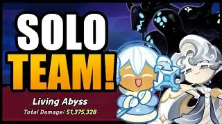 SOLO TEAM! Lvl. 1, 2, 3 (Living Abyss) | Cookie Run Kingdom