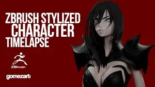 Zbrush stylized character timelapse