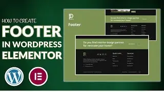 How to Create Amazing Footer in Wordpress Elementor - FREE - Header and Footer Plugin