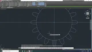 Making a 2D and 3D gear in AutoCAD