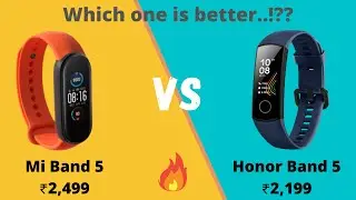 Mi band 5 vs Honor Band 5 | Side-by-side comparison