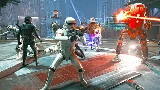 Jedi Survivor NPC Wars Free For All Epic Battle 2 - Star Wars NPCs Battles Ep 19