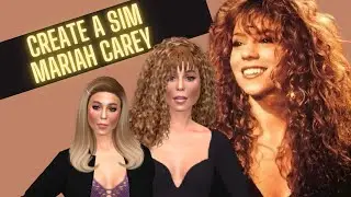 Sims 4| CAS - Mariah Carey + CC Folder + Sim Download