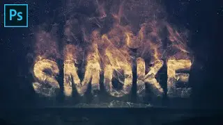How to create Smoke Text Effect | Text effects | In Photoshop