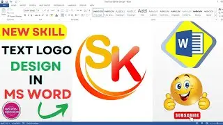 How to create logo in MS Word | MS Word me text logo kaise banate hai