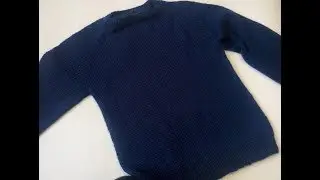МАСТЕР-КЛАСС детский свитер спицами 🧶 Реглан сверху внизу / БЕСПЛАТНЫЙ подробный МК 1 часть