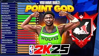 NBA 2K25 BEST POINT GUARD BUILD - 94 3PT + LEGEND LIGHTNING LAUNCH DEMIGOD BUILD!