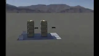 Strategy #1 Implementation in Webots with 2 drones