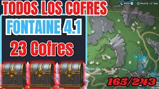 🌟TODOS LOS COFRES DE FONTAINE🌟| PARTE 8 | VERSION 4.1 | Genshin impact