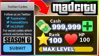 *2020* SEASON 6 MAD CITY CODES | ALL WORKING CODES | ROBLOX