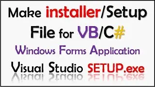 How to create an installer for visual studio application using NSIS | setup installation file