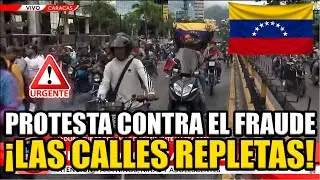 🔴URGENTE PROTESTAS EN VENEZUELA POR EL FRAUDE DE MADURO CRECE LA TENSIÓN EN LAS CALLES!  BREAK POINT