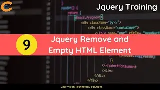 Jquery Remove and Empty HTML Element