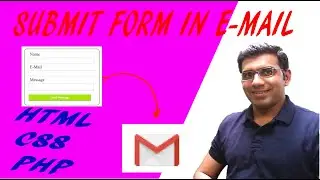 How to submit form data in Email   HTML CSS and PHP