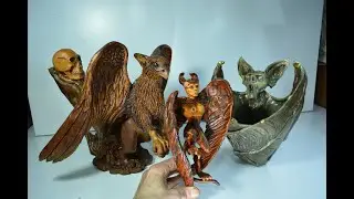 Фэнтези / Демоническая Гарпия /Резьба по дереву (Wood carving)