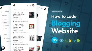 [ Part 5 ] - Code MERN Blogging website | Fully Working Blog Editor ( MongoDB, ReactJS, Nodejs )