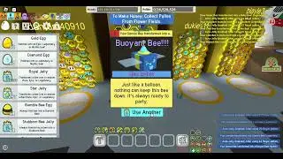 Getting buoyant bee from royal jelly (Bee Swarm Simulator)