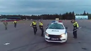 Полицейский разворот на весте