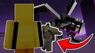 I Beat Minecraft But With A Gun!