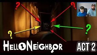 HELLO NEIGHBOR - ACT 2 - (Can We Escape The Basement!)