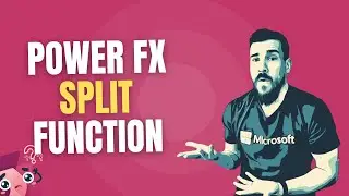 Split Function (Break a Text String Apart into a List) | Power Fx | Copilot Studio - Power Apps