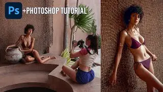 Natural Light Photoshoot in a Stunning Villa, Behind The Scenes + Photoshop Tutorial