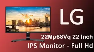 LG 22 Inch IPS Monitor Full HD Monitor  |  22Mp68Vq