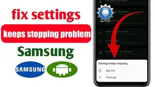 fix settings keeps stopping Samsung m01 Core without Factory Reset - Final Solution 2022