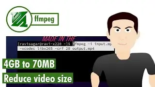 ffmpeg - Reduce video size