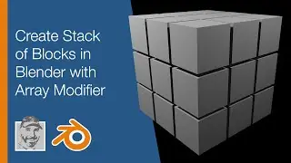Create Stack of Blocks In Blender With Array Modifier