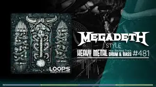 Heavy Metal Backing Track / Drum And Bass / Megadeth Style / 180 bpm Jam in B Minor