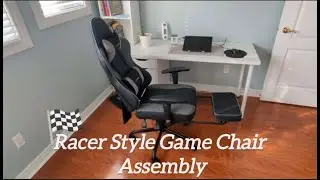 Perfect Assemble VON RACER Gaming Style Chair @TowneBlvdTiy, #gamerchair