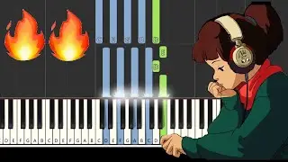 Learn (easy) Lofi Hip Hop type chord progression in C major! (46 BPM) (Piano tutorial)