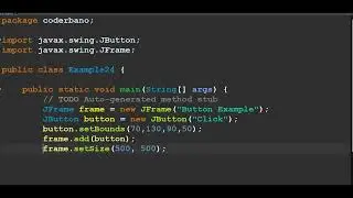 Button Example in Java