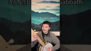 Banjo Sabbath Songs #shorts